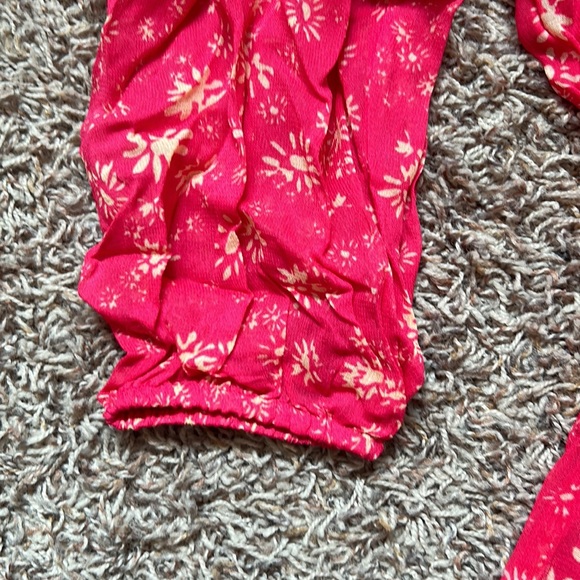 Free People Boho tiered Dress Raspberry Size small - Picture 9 of 9